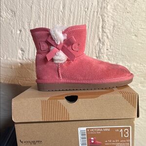 Kids Pink Koolaburra Boots Size 13